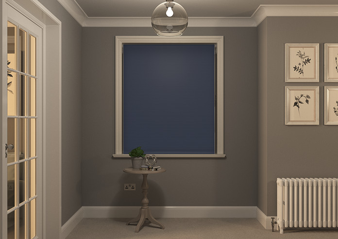 Rimini (Blackout), Navy & Optima Tide - Double Roller Blind - Image 7
